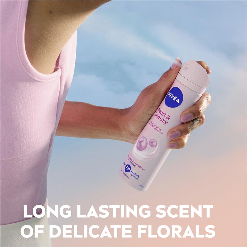 Load image into Gallery viewer, NIVEA Pearl And Beauty Aerosol Deodorant 72H Protection 250ml
