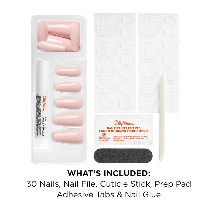 Load image into Gallery viewer, Sally Hansen Salon Effects Perfect Press-On Soul Pink 30 Pieces

