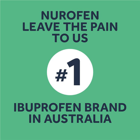 Nurofen Quickzorb Pain Relief Caplets 24 pack Ibuprofen Lysine 342mg