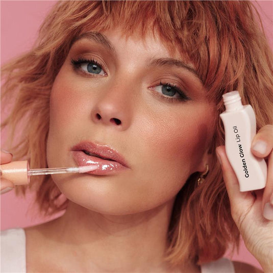 MCoBeauty Golden Glow Lip Oil Watermelon Shimmer
