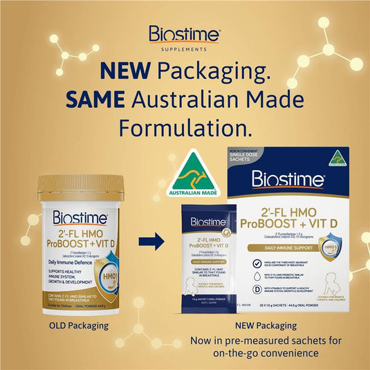 Biostime 2 FL HMO ProBOOST + VIT D 28 x 1.6g Sachets