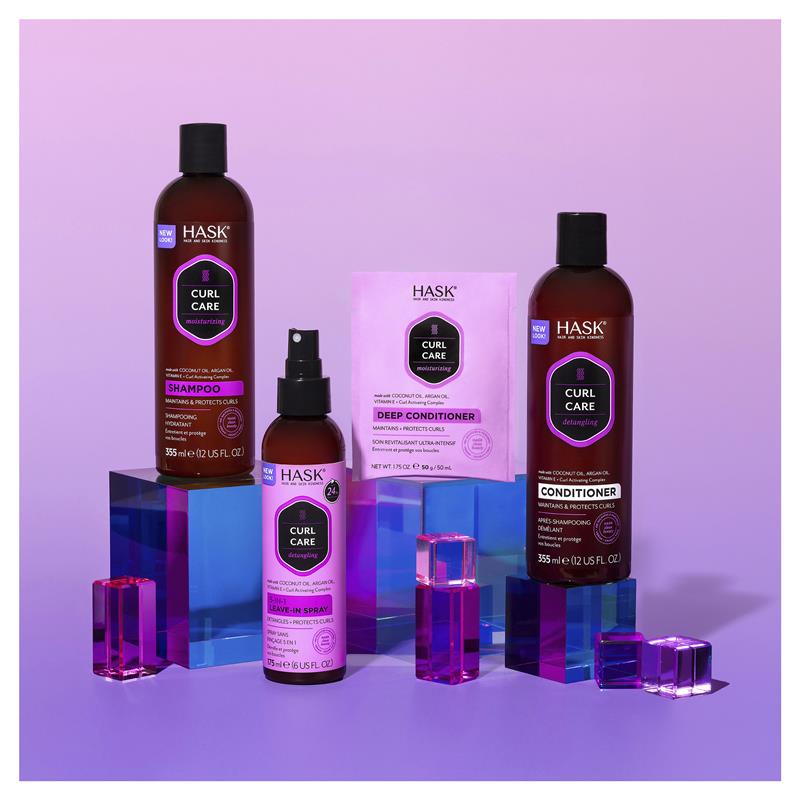 Load image into Gallery viewer, Hask Curl Care Intensive Deep Conditioner Packet 50g
