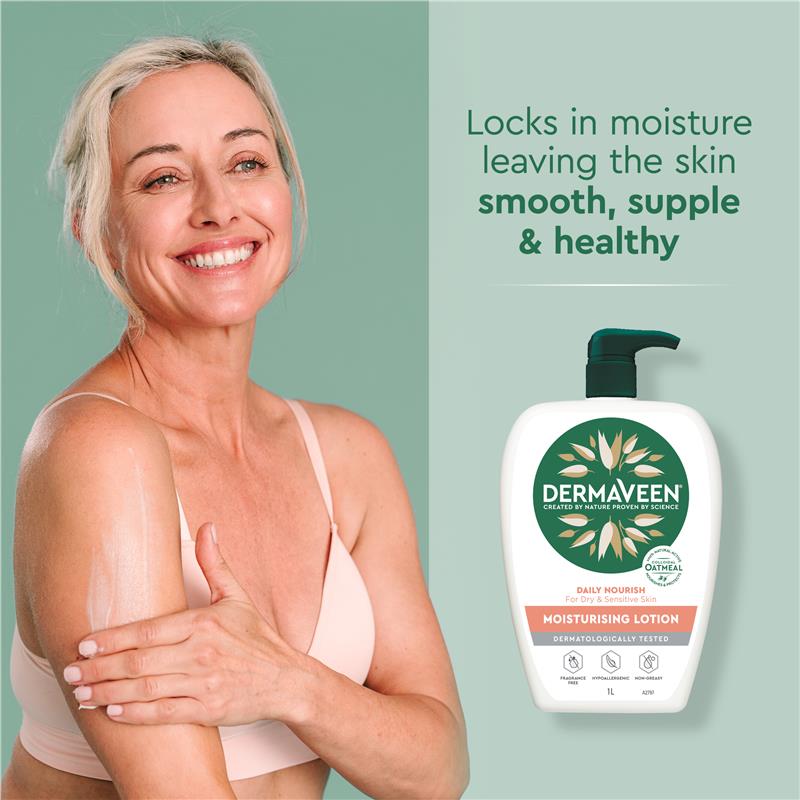 Load image into Gallery viewer, DermaVeen Daily Nourish Soap Free Wash 1L
