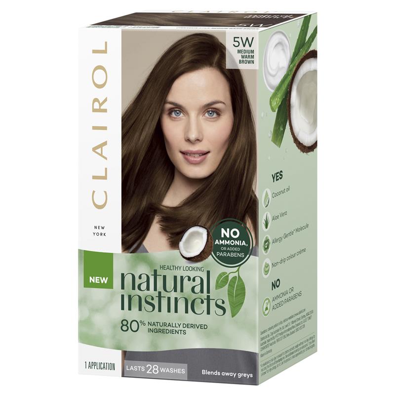 Load image into Gallery viewer, Natural Instincts 5W Medium Warm Brown Semi Permanent Hair Colour
