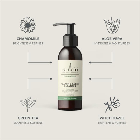 Sukin Signature Foaming Facial Cleanser Pump 125ml