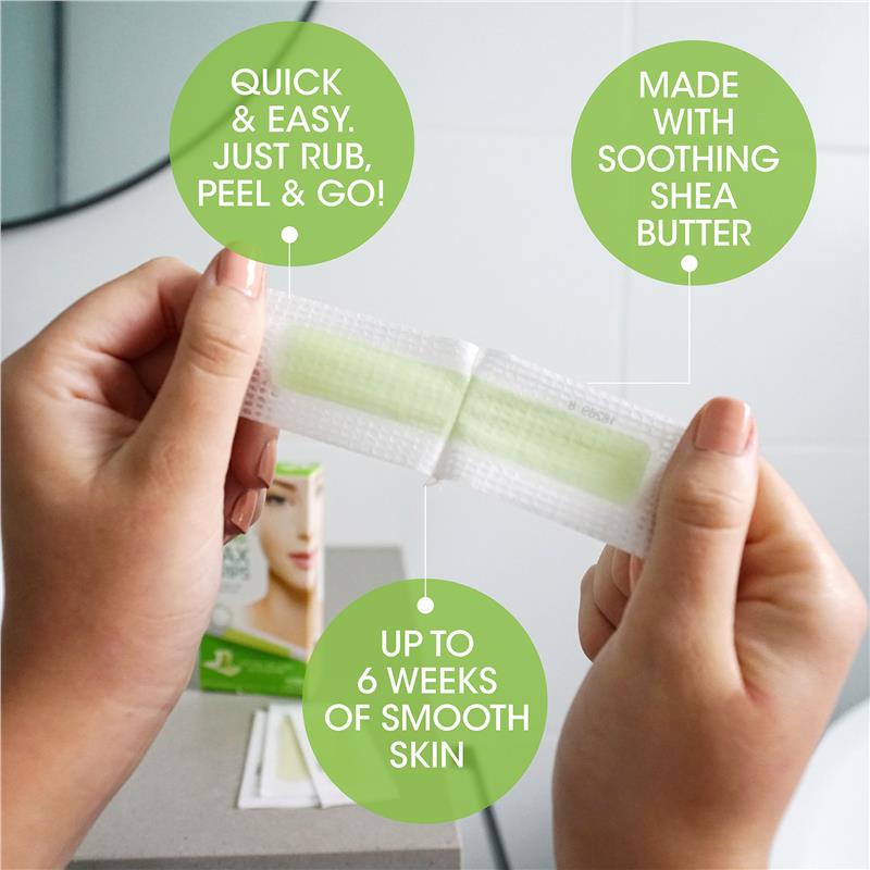 Load image into Gallery viewer, Nad's Facial Wax Strips 20
