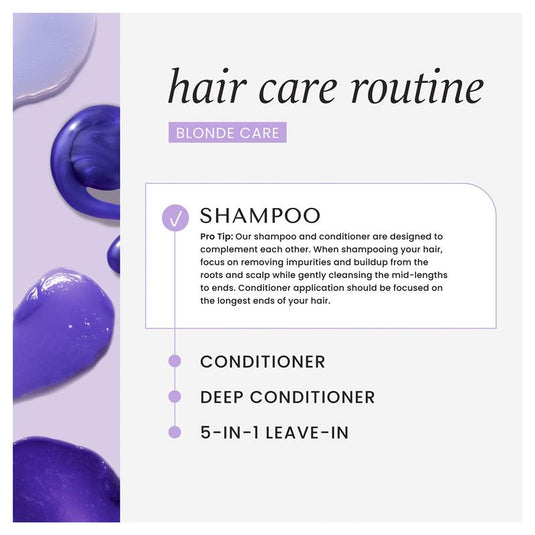 Hask Blonde Care Purple Shampoo 355ml