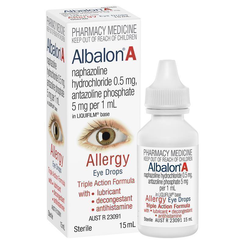 Load image into Gallery viewer, Albalon A Allergy Eye Drops 15mL
