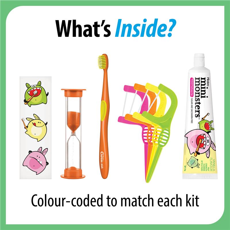 Load image into Gallery viewer, Piksters Mini Monsters Oral Care Kit
