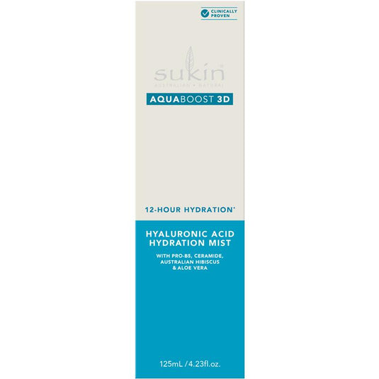 Sukin Aquaboost 3D Hyaluronic Acid Hydration Mist 125ml