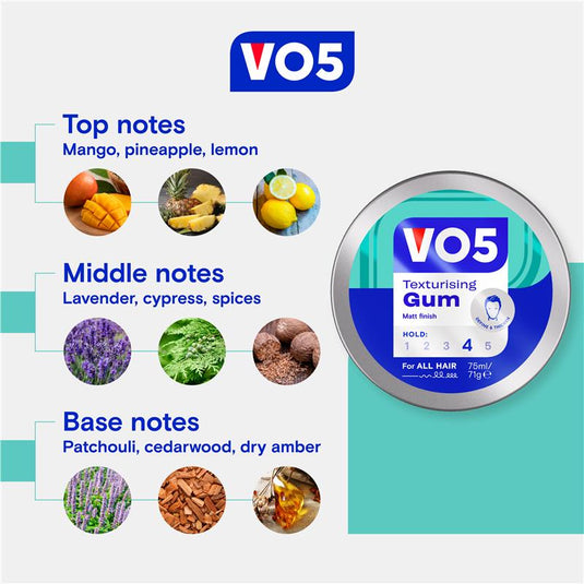 Vo5 Hair Gel Texturizing Gum 75mL