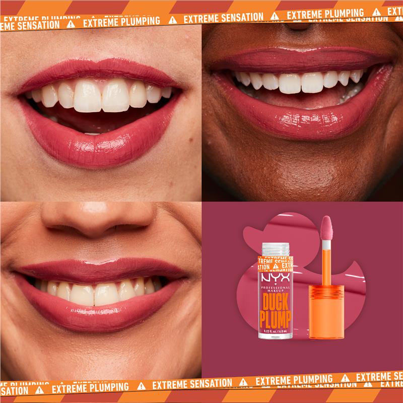 Load image into Gallery viewer, NYX Duck Plump Lip Plump Gloss Strike A Rose
