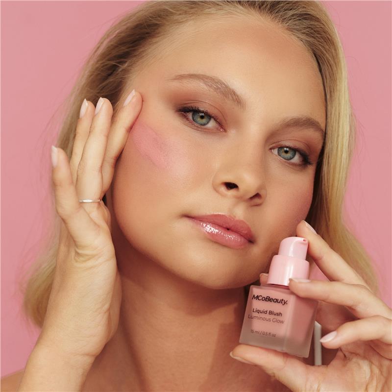 Load image into Gallery viewer, MCoBeauty Liquid Blush Luminous Glow Passion Peachy Pink
