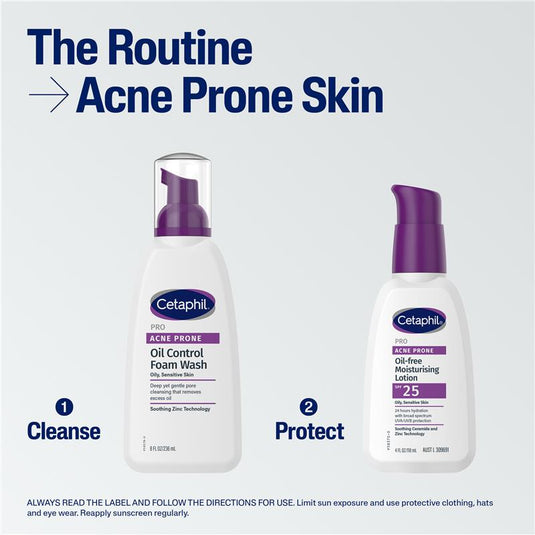 Cetaphil Pro Acne Prone Oil Free Facial Moisturising Lotion SPF 25 118ml