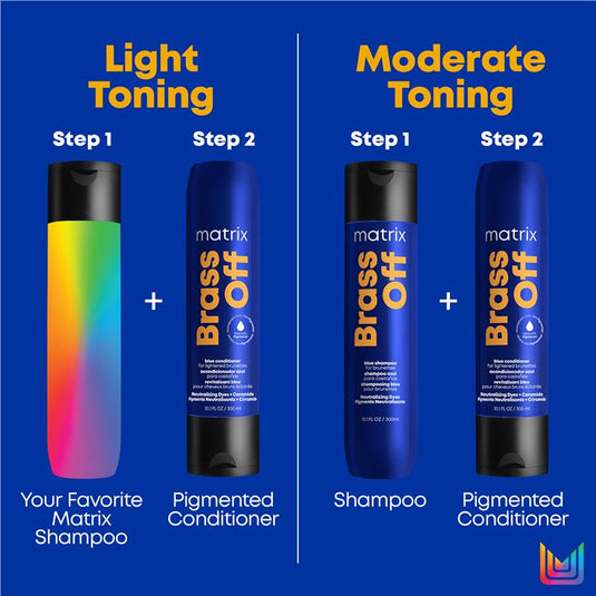 Matrix Brass Off Blue Toning Shampoo 300ml