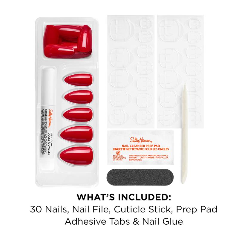 Load image into Gallery viewer, Sally Hansen Salon Effects Perfect Press-On ASAP Apple 30 Pieces
