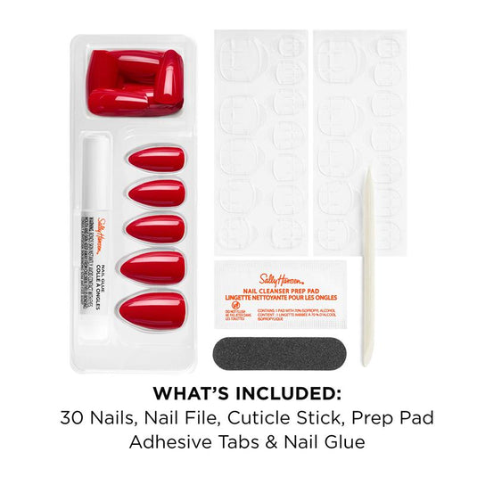 Sally Hansen Salon Effects Perfect Press-On ASAP Apple 30 Pieces