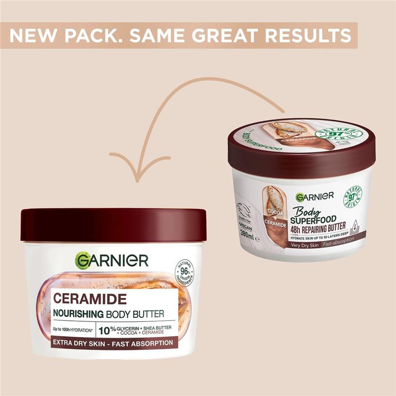 Load image into Gallery viewer, Garnier Body Ceramide Nourishing Body Butter 380ml

