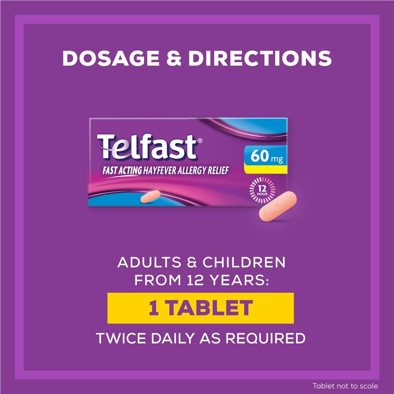 Load image into Gallery viewer, Telfast 60mg 20 Tablets
