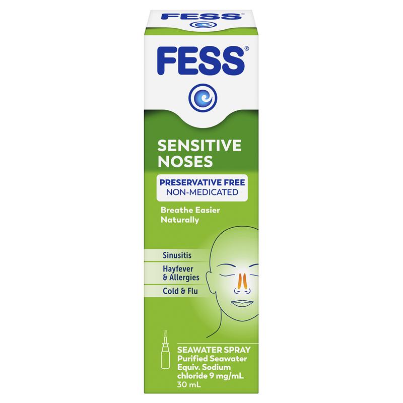 Load image into Gallery viewer, Fess Sensitive Noses Seawater Nasal Spray 30ml
