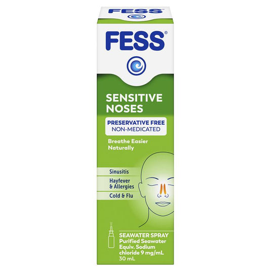 Fess Sensitive Noses Seawater Nasal Spray 30ml