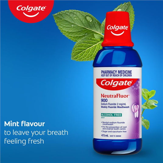 Colgate NeutraFluor Alcohol Free 900 Mouthwash 473ml