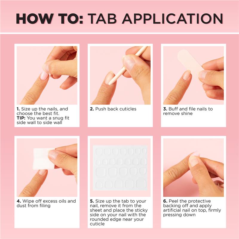 Load image into Gallery viewer, Glam By Manicare Press On Nails French Pink Medium Square French Kit
