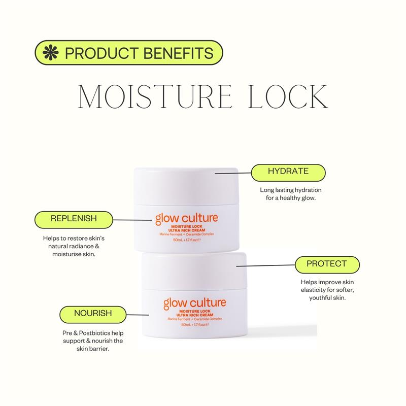 Load image into Gallery viewer, Glow Culture Moisture Lock Ultra Rich Cream 50ml
