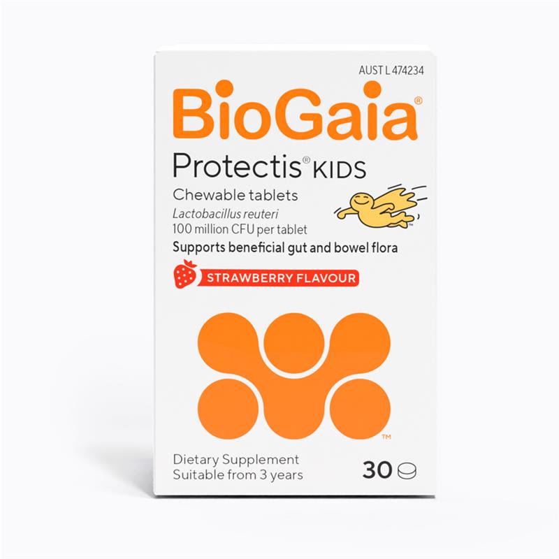 Load image into Gallery viewer, BioGaia Protectis Stawberry Flavour 30 Tablets
