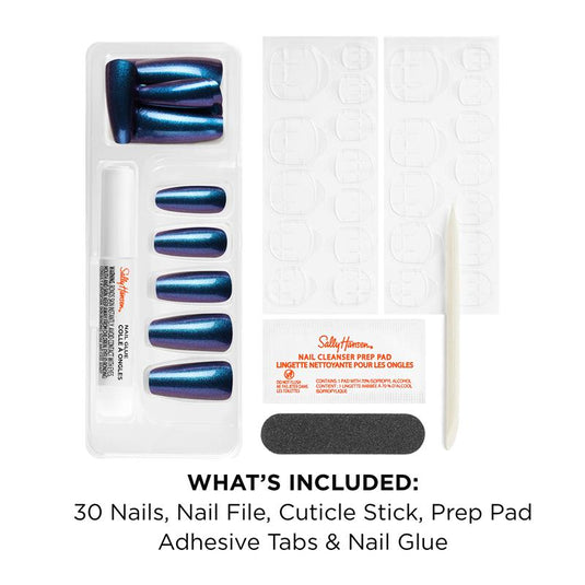 Sally Hansen Salon Effects Perfect Press-On Hypnautical 30 Pieces