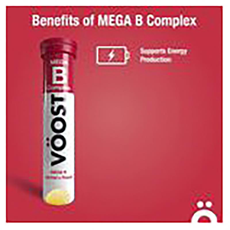 Load image into Gallery viewer, Voost Mega B Complex Effervescent Tablets 20 Pack
