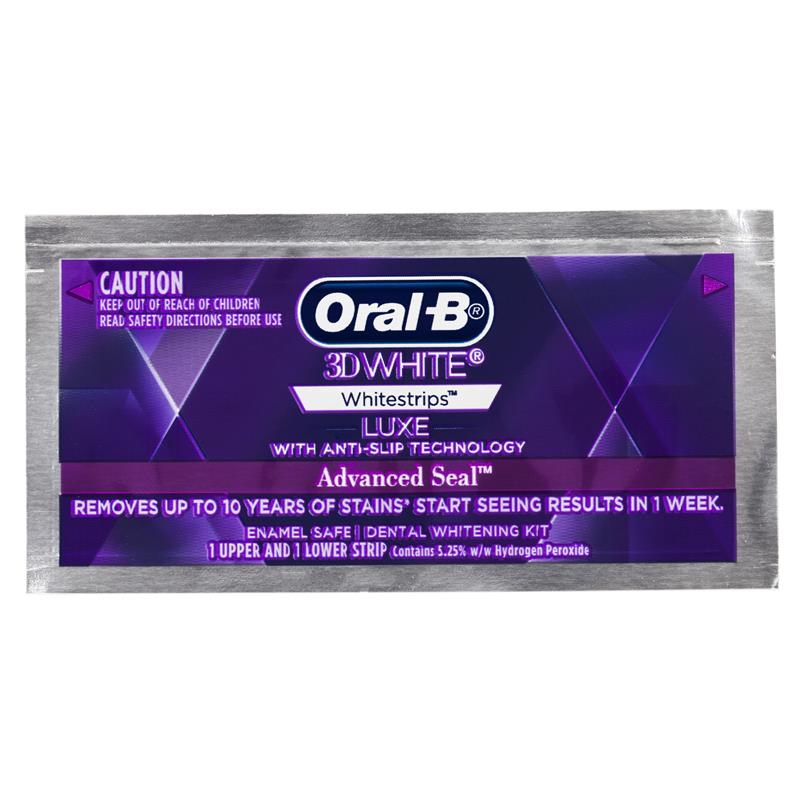 Load image into Gallery viewer, Oral B 3D White Luxe Advanced Seal 14 Teeth Whitening Treatments
