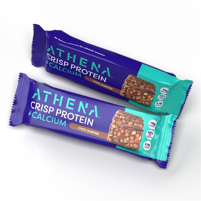 Load image into Gallery viewer, Athena Crisp Protein + Calcium Choc Almond 55g
