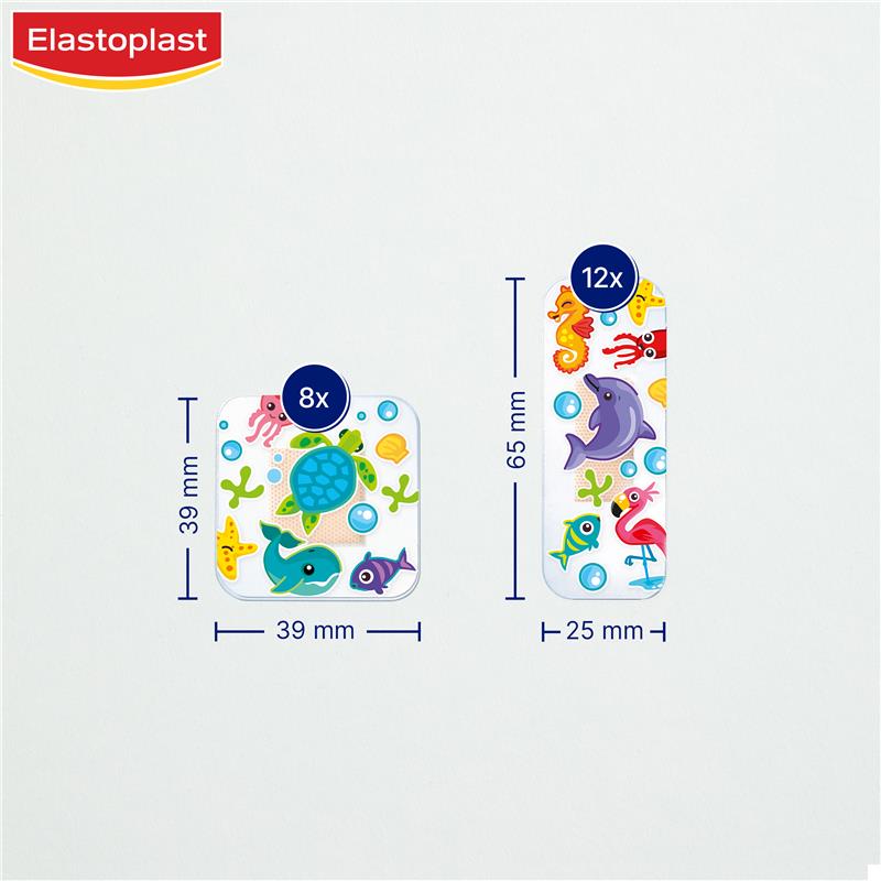 Load image into Gallery viewer, Elastoplast Kids Waterproof Strips 20 Pack
