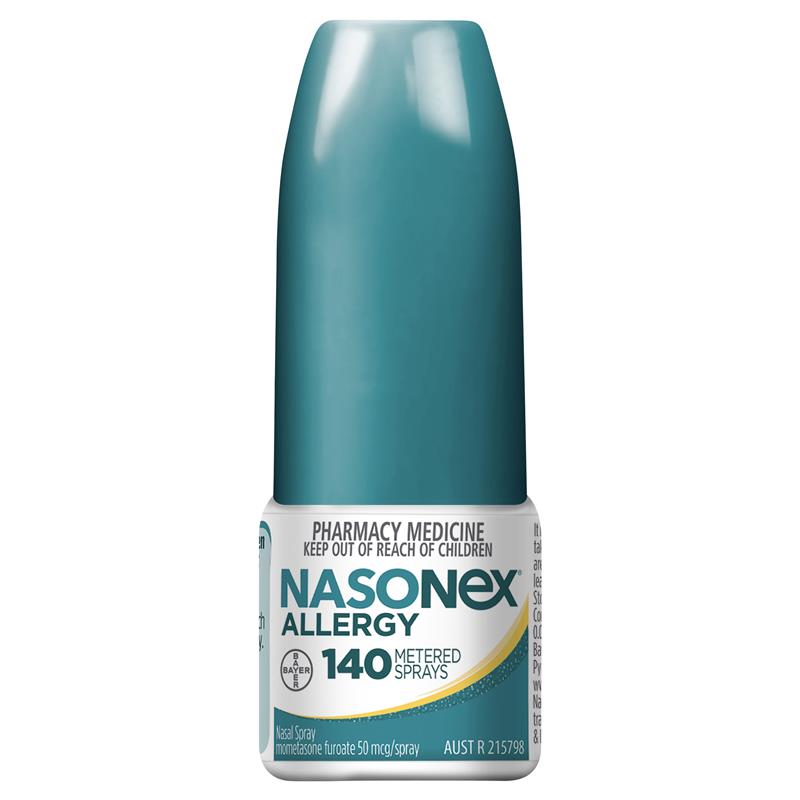 Load image into Gallery viewer, Nasonex Allergy Non-Drowsy 24 Hour Nasal Spray Twin Pack 2 x 140 Sprays
