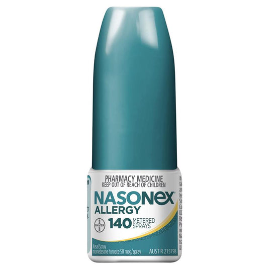 Nasonex Allergy Non-Drowsy 24 Hour Nasal Spray Twin Pack 2 x 140 Sprays