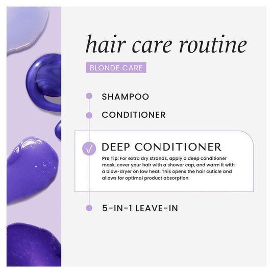 Hask Blonde Care Purple Deep Conditioner 50g Sachet