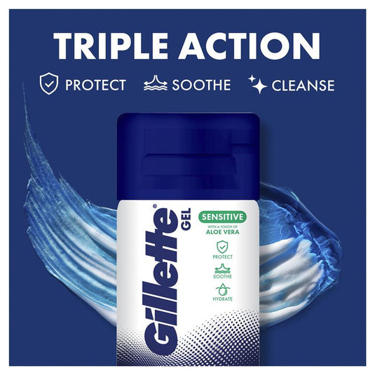 Gillette Aloe Sensitive Gel 70g