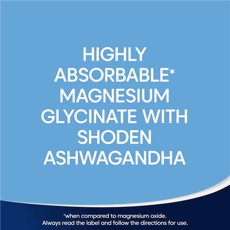 Load image into Gallery viewer, Bioglan Magnesium + Ashwagandha Relax Calm &amp; Sleep 60 Tablets
