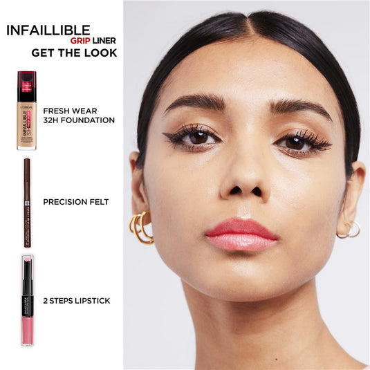 L'Oreal Paris Infallible Grip 24H Precision Felt Eye Liner 01 Black