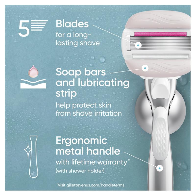 Load image into Gallery viewer, Gillette Venus Comfort Glide Sugarberry Blade Refills 4 Pack
