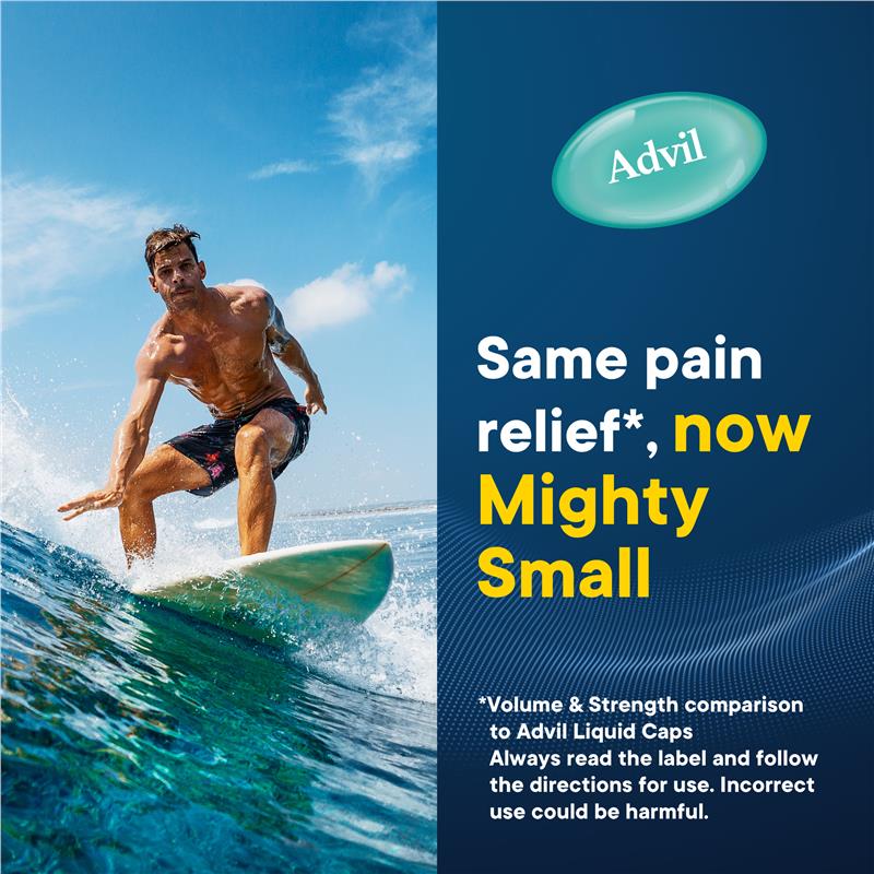 Load image into Gallery viewer, Advil Ibuprofen Pain Relief Liquid Mini 40 Capsules

