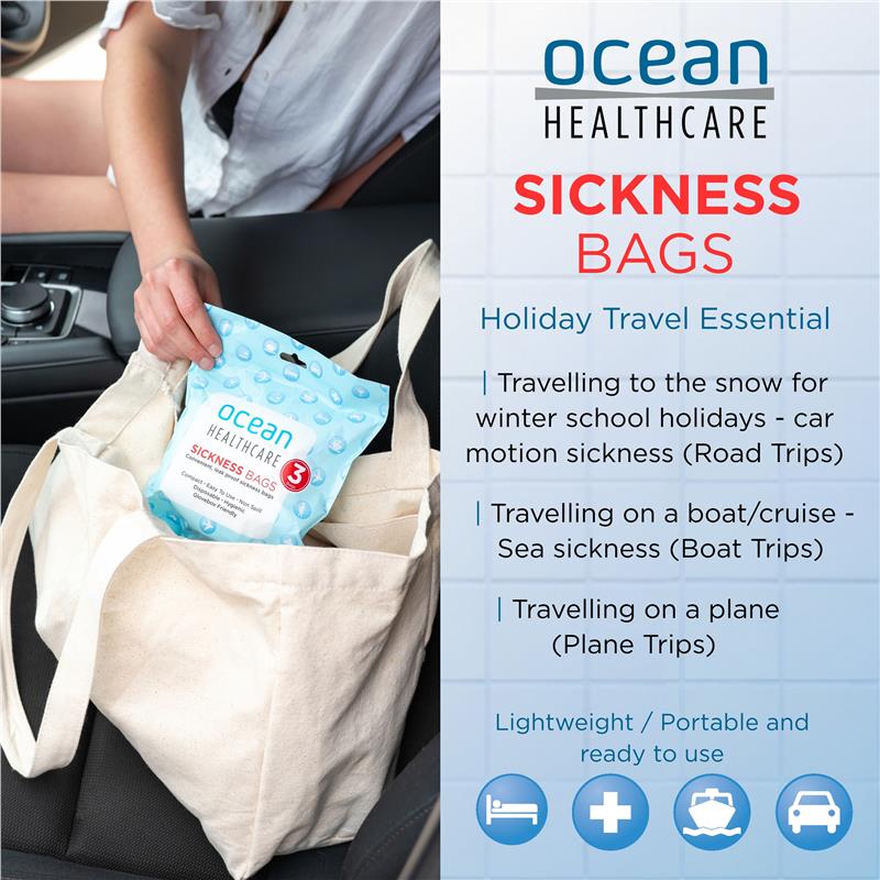 Load image into Gallery viewer, Ocean Sickness Bags 3 Pack
