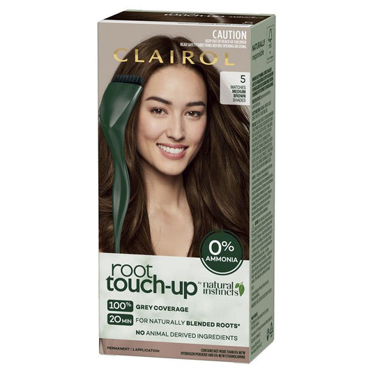 Clairol Root Touch Up Natural Instincts 5 Medium Brown Permanent Hair Colour