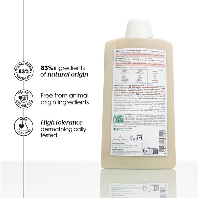 Load image into Gallery viewer, Klorane Shampoo With Organic Cupuacu 400ml
