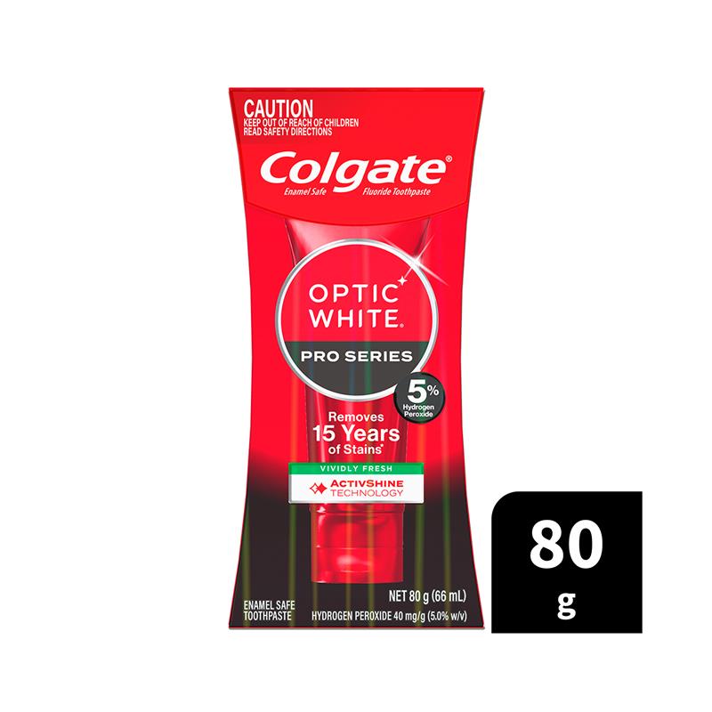 Load image into Gallery viewer, Colgate Toothpaste Optic White Pro Series Vividly Fresh 5% 80g
