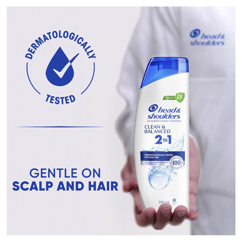 Load image into Gallery viewer, Head &amp; Shoulders Clean &amp; Balanced 2in1 Shampoo &amp; Conditioner 350ml
