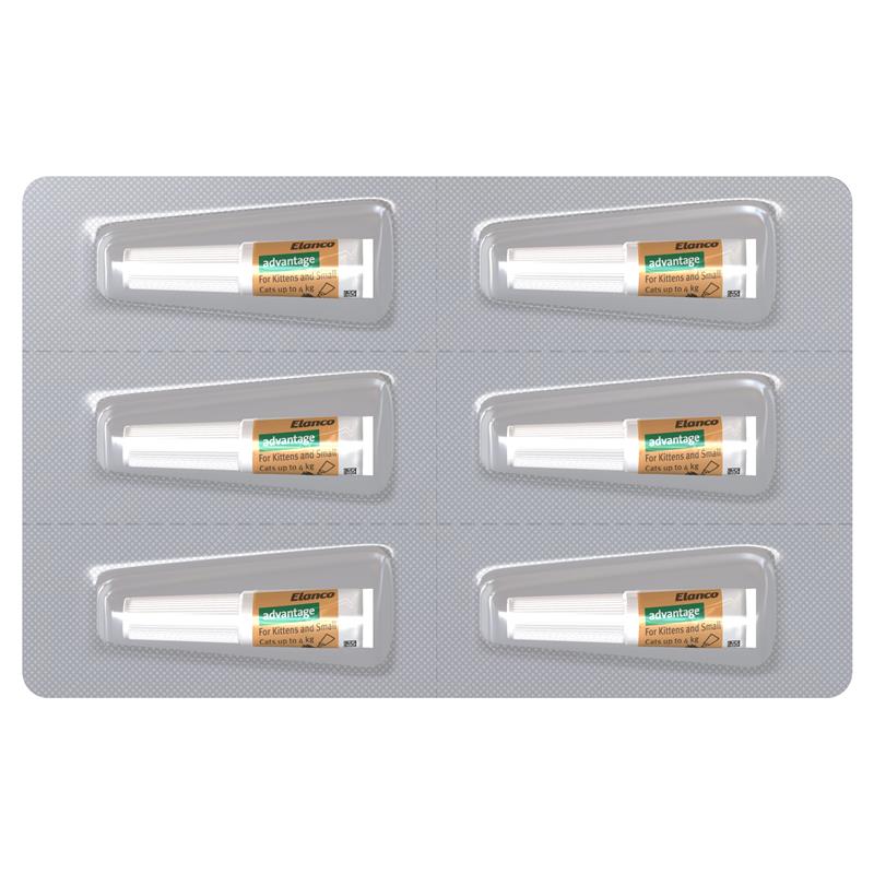 Load image into Gallery viewer, Advantage for Kittens &amp; Cats up to 4kg 6 pack
