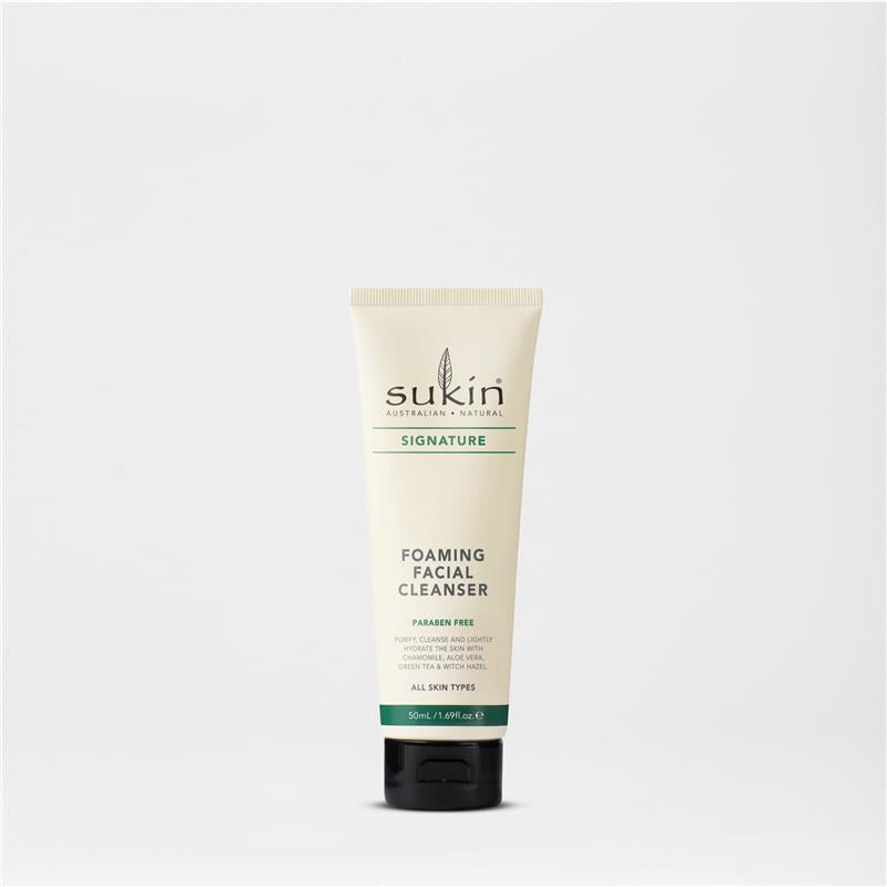 Load image into Gallery viewer, Sukin Signature Foaming Facial Cleanser 50ml

