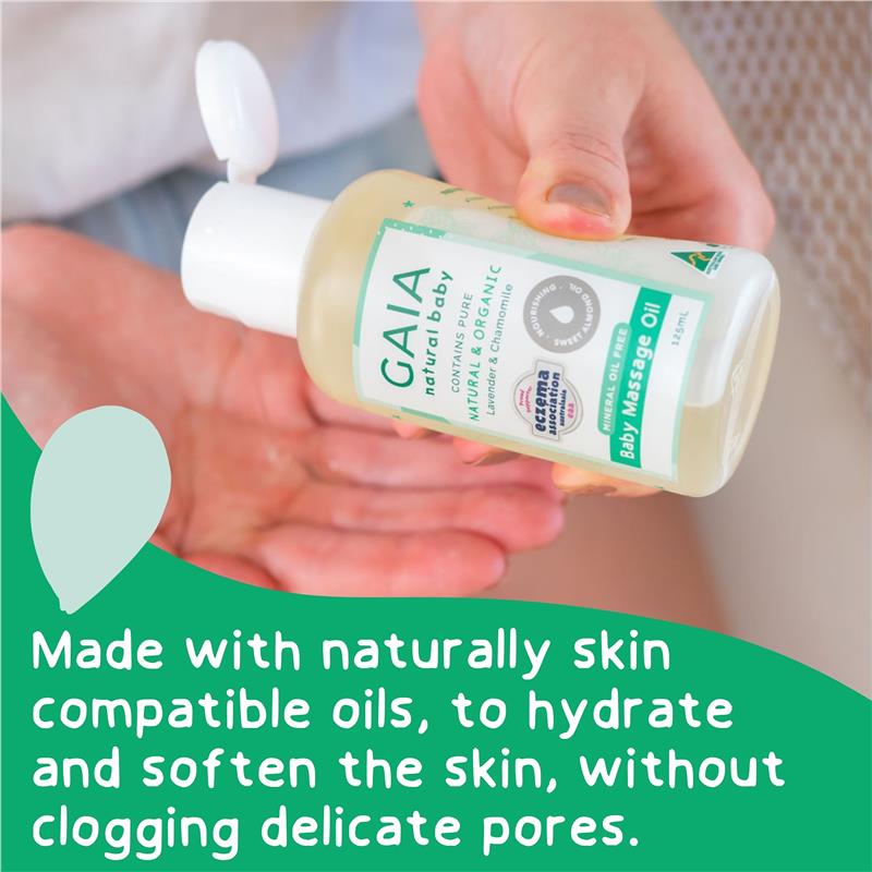 Load image into Gallery viewer, Gaia Natural Baby Massage Oil 125mL
